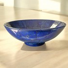 Lapis Lazuli Handmade Dyed Bowl Hand Carved Crystal Stone  Size-m