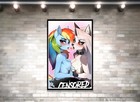 Loona dash Mlp  Helluva Boss 11x17  Furry  Trans Art Print Signed By The Artist 