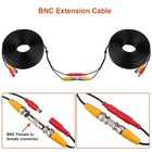 Wildhd 4x200ft Bnc Video Power Cable Siamese 5mp Cctv Dvr Surveillance 4-pack