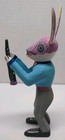 Oaxacan Wood Rabbit Hand Carved painted Mexico Folk Art By Juventino Melchor 