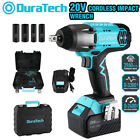 Duratech 20v Cordless Impact Wrench 1 2-in Sockets 330 Ft-lbs High Torque Wrench