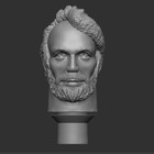 Custom Mego Scale Landon Planet Of The Apes Resin Head For 8   Mego Figure  z93 