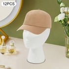 11 02inches White Realistic Female Mannequin Head Eps 12 Pcs Foam Wig Display
