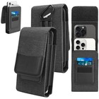 Universal Vertical Cell Phone Holster Carrying Waist Belt Clip Case Pouch Cover