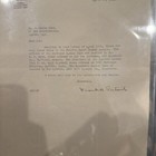 1931 Signed Auto Autograph Letter Pchl Frank Patrick Bas Portland Buckaroos