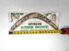 Vintage Australian Returning Boomerang Hand Painted Lizard Made In Australia Nos