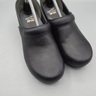 Dansko Xp 2 0 Shoes Womens 38 Black Leather Clogs Nurse Comfort Slip Resistant