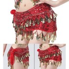 Belly Dance Hip Scarf Tribal Belt Sequin Coins Tassel Waist Chain Wrap Skirt 9co