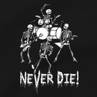 Heavy Metal Band T Shirt Thrash Rock Skeletons Skull Guitar Patch Sticker Poster