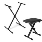 Yamaha P-45 88-key Weighted Piano Bundled Folding Stand And Bench