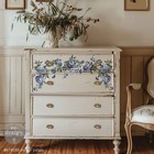 Rub On Transfers Furniture Redesign Prima Indigo Petals Small Craft 6x12