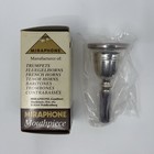 Vintage   Miraphone  fone  Tuba Mouthpiece   Model C6   Tu31 Silver   Nos