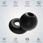 Reusable Silicone Ear Plugs Noise Cancelling Earplugs Protector Study Sleep Swim