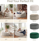 Large Bean Bag Chairs 3ft Big Adults Beanbag Chairs With Filler Memory Foam   Lu