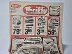 1988 Thrifty Jr Nintendo Micro Handheld Nes Action Set Circular 6 Pages Ad