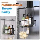 Hanging Shower Caddy  Over The Door Shower Organizer Rack 304 Stainless Steel   