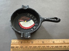 Small Oklahoma Faux Cast Iron Pan Skillet Native American Chief Embossed Ashtray