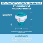 Bestway Adjustable Chemical Dispenser For Swimming Pools  Chemguard Floater