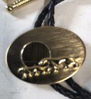 Western Cowboy Style Vintage Bolo Tie With Animal