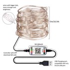 Smart App Remote Control Led Fairy String Light 5m 10m 20m Copper Wire Lights Us