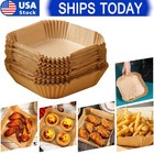 100pcs Air Fryer Disposable Paper Liners  6 3in Round Air Fryer Parchment Paper