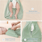Zigjoy Baby Transitional Swaddles For Newborns  0 5 Tog Arms Up Sleep Sack 3-6-1