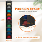 Lifewit 10 Compartments Hat Organizer For Baseball Caps  1 Pack Hat Rack Hanging