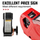 Price Tag Gun 5500 Mx-5500 8 Digits Eos Price Gun Labeller Red  label Roll 2025