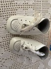 Vintage     gift For Baby    White Infant Newborn Leather Shoes Size 1 W box - New