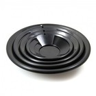 Asr Outdoor Black Gold Mining Pans For Gold Prospecting 2 Riffle Types 4pc Set