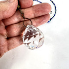 Hanging Crystal Ball 30mm Leaded Prism Suncatcher Feng Shui Beaded Hanger 23 