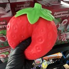 Strawberry Squishy Stress Toy Squeeze Ball Sensory Fidget Stretch Kids Adult Vir