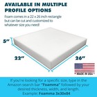 5  X 22  X 26  High Density Upholstery Foam Padding  Thick-custom Pillow  Cha   
