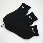 6pair Black Low-cut Ankle Socks Size L Chaussettes De Sport 