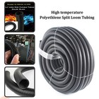 Braided Split Wire Loom Tubing Wire Sleeve Conduit Flexible Cover Cable Cord Lot