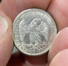 1875-cc Seated Liberty Silver 20  Cent Nice Quality   