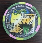  25 Osheas Casino Las Vegas  the Real Millennium  Casino Chip 097 150