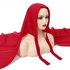 Muslim Women Instant Hijab Pull On Ready Scarf Shawls Wrap Headscarf Islamic New