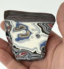 Fordite Layered Automotive Paint Slag Multi-color Polished Slab 75 57g Usa
