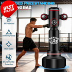 70in Freestanding Punching Bag W Gloves Mma Training - Us