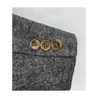 J Crew Blazer Boys 16 Gray Black Herringbone Ludlow Wool Crewcuts Sport Coat