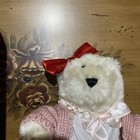 Teddy Bear Stuffers White Bear With Outfit  Certificate   Carrier