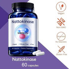 3 Pack Nattokinase Supplement - 10800 Fu 60 Capsules Per Serving Us Stock