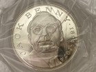 Franklin Mint Ncs Coin Medal The Jack Benny Memorial Sterling Silver Proof Nib