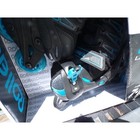 Roller Derby V-tech 500 Adjustable Inline Skates Black Teal Adult Sizes 7-10 New