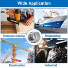 100 Pack 1 4 -20 Inch Stainless Steel Nylon Insert Hex Lock Nuts Nylock