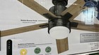 Hunter Stellan 52 In  Indoor Noble Bronze Ceiling Fan With Light Kit And Remote