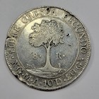 1842 Ng Central American Republic Silver 8 Reales Rim Damage See Pics  v212