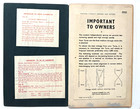 1952 Operating  Maintenance   Service Handbook For  jaguar  Xk 120  