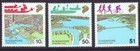 Singapore 1987 Sc 508-510 Mnh Set River Life
